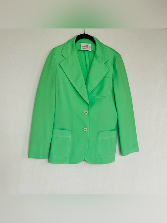 Jackets & Blazers - Bright Green Women's Blazer Jacket Sz 14